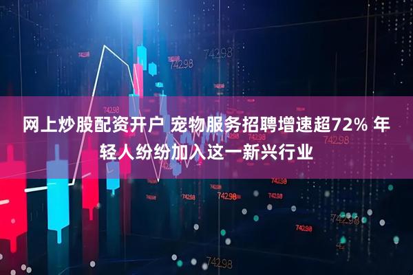网上炒股配资开户 宠物服务招聘增速超72% 年轻人纷纷加入这一新兴行业